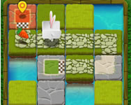 Bunny quest logikai játék építõs HTML5 játék