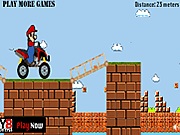 Mario bridge run játék